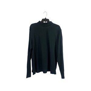 Westbound Women's Black Mock Neck Top